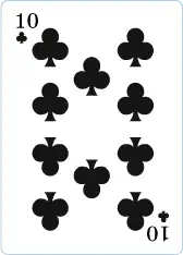 10 of Clubs